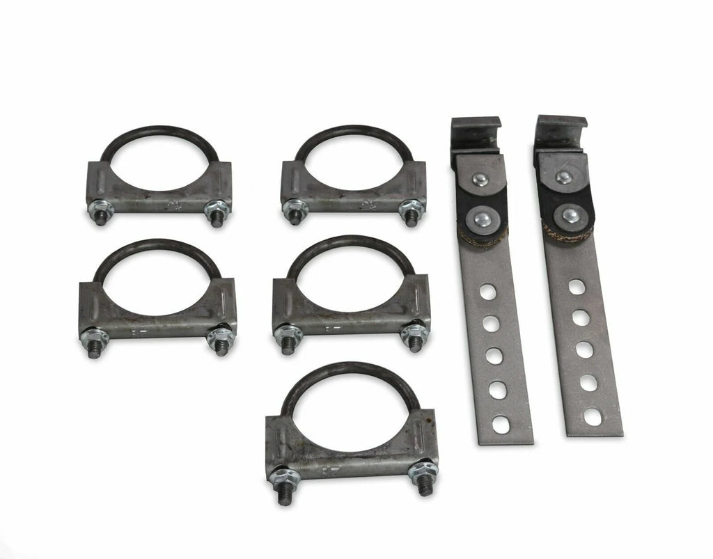 84-01 Jeep Cherokee 2.5" Aluminized Exhaust Kit Flowmaster Super 40 Tip Side