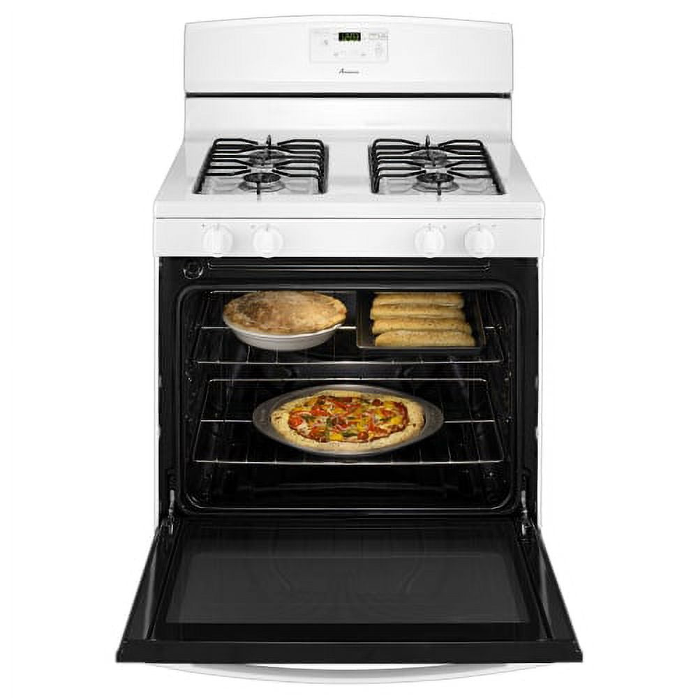 Amana AGR5330BA 30 Inch Wide 5.1 Cu. Ft. Free Standing Gas Range with SpillSaver