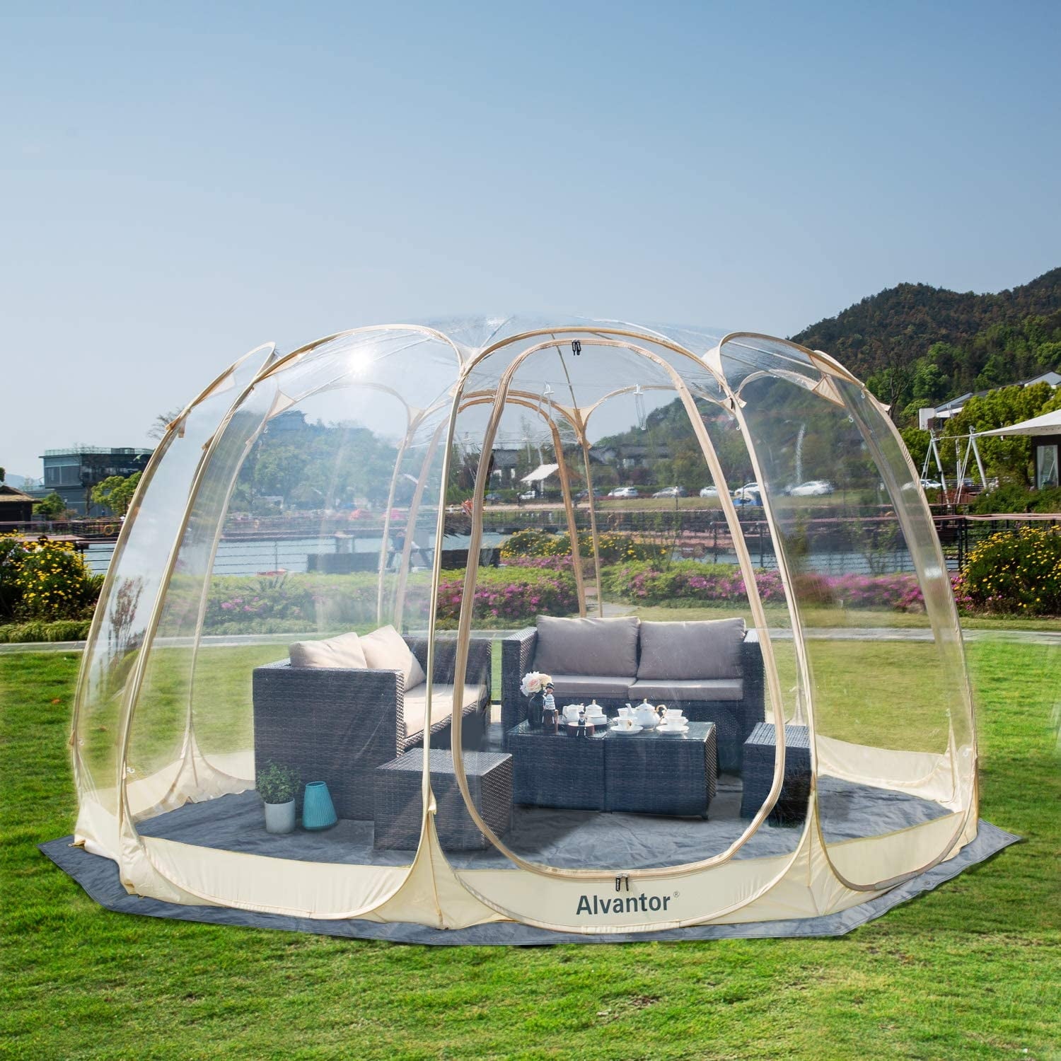 Alvantor Screen House Room Camping 10'x10' Instant Canopy