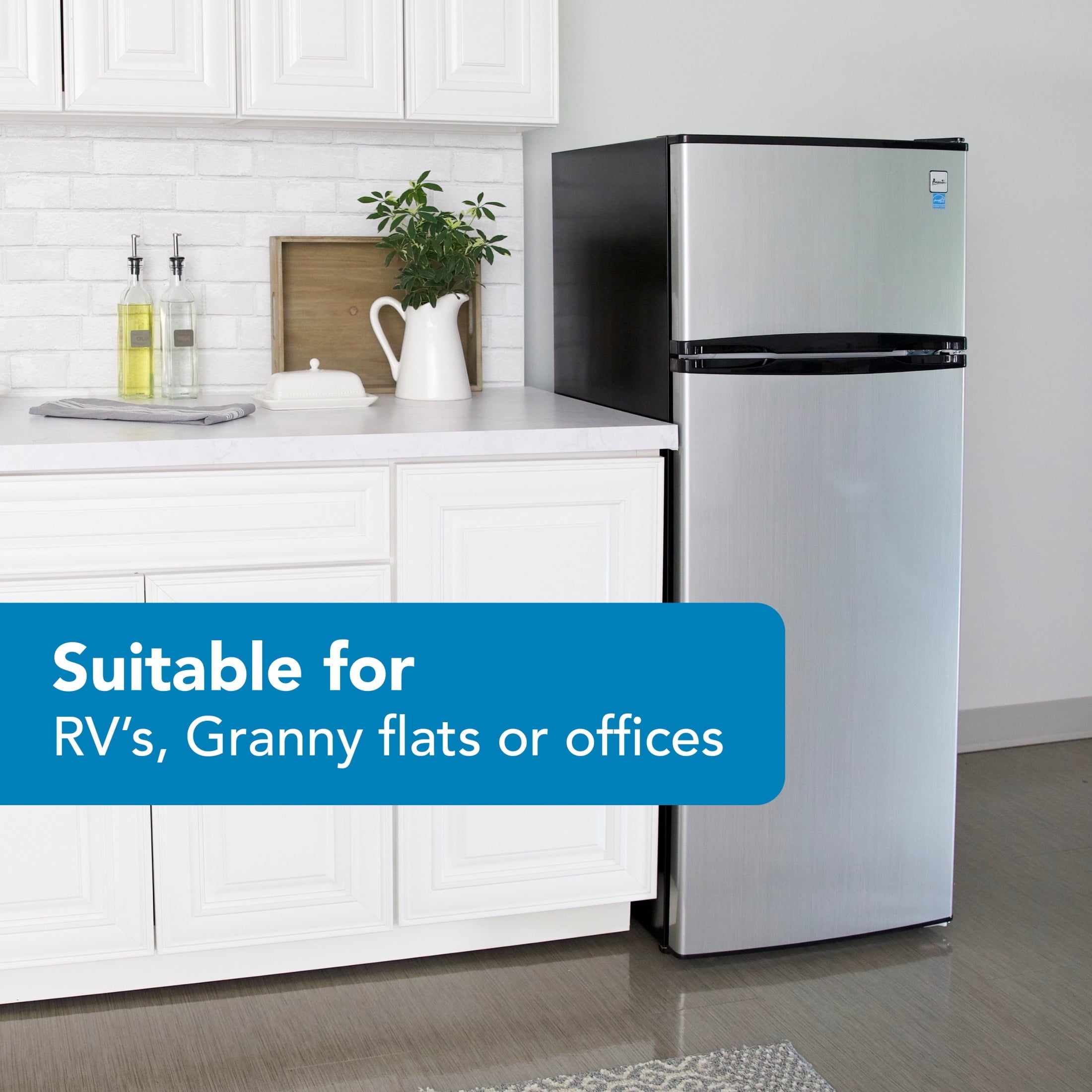 Avanti 22 in. 7.3 Cu. Ft. Top Freezer Refrigerator - White