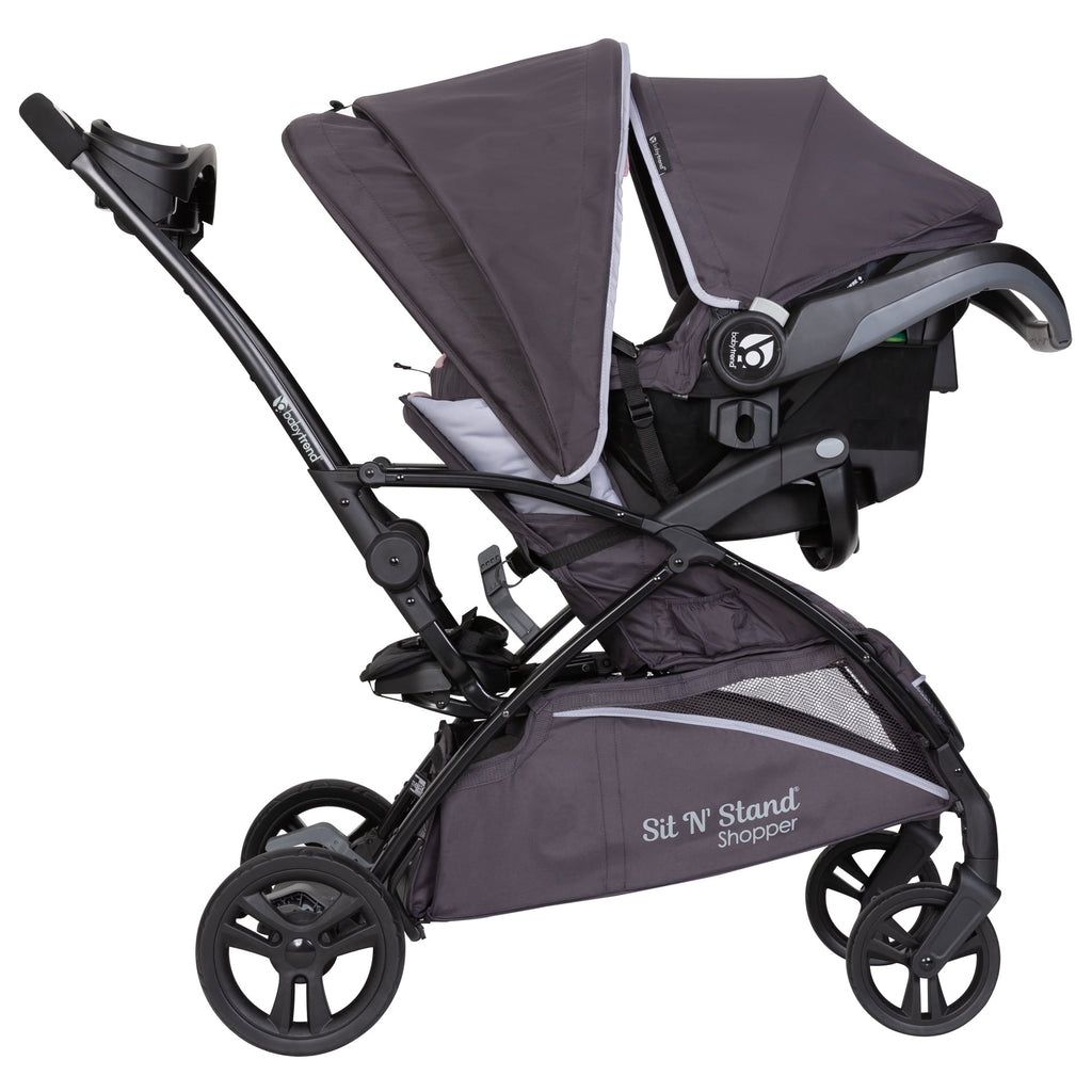 Baby Trend Sit N Stand® 5-in-1 - Shopper Stroller - Cassis - Pink