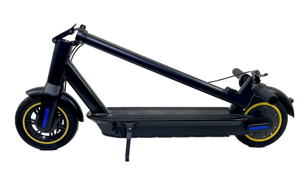 Adult Electric Scooter, 10" Air Tire, 40 Miles Long-Range Battery, 19 Mph with Powerful 350W Motor, Bright Headlight and Taillight, Folding for Travel Double Braking System (Black)