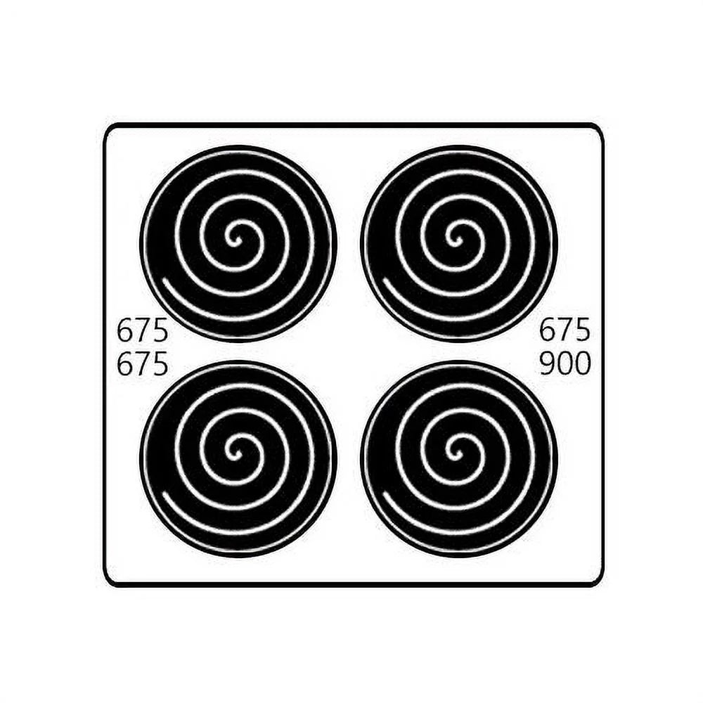 30" Wide 4-Burner Coil Cooktop