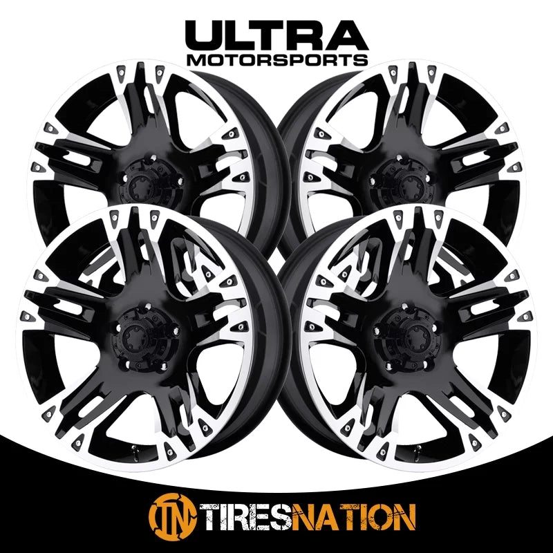 18" Black With Diamond Cut Accents Maverick 234/235 Wheel by Ultra Wheel 235-8963B Fits 2018 Ford F-150