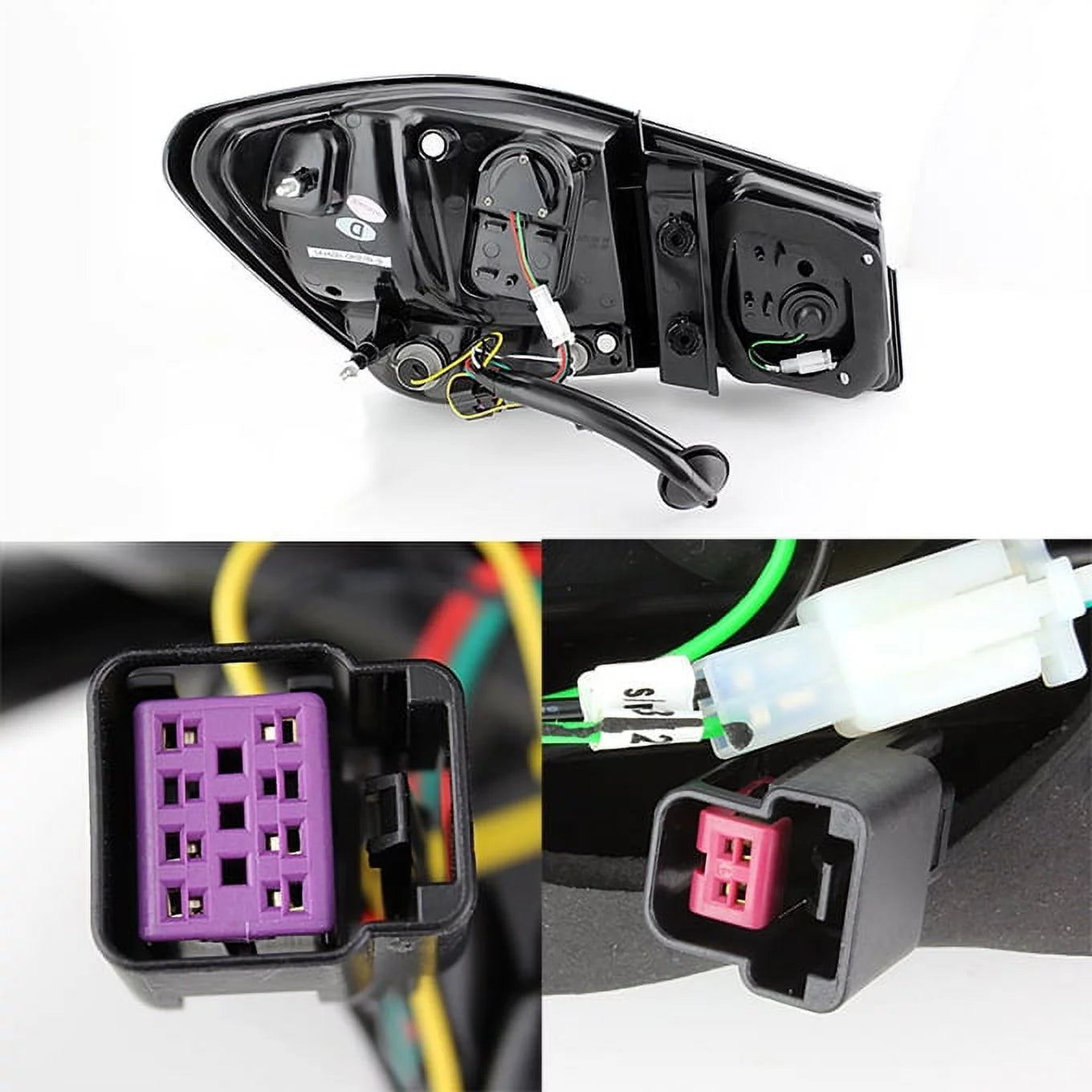 AKKON - For 10-15 Chevy Cruze 16 Limited J300 Black Bezel LED Light Tube Design Full LED Tail Lights Brake Lamps 4pcs Set