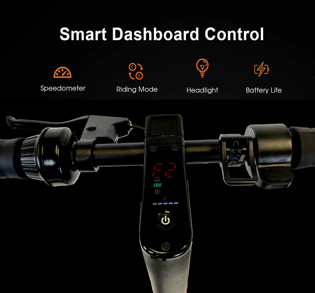 Adult Electric Scooter, 10" Air Tire, 40 Miles Long-Range Battery, 19 Mph with Powerful 350W Motor, Bright Headlight and Taillight, Folding for Travel Double Braking System (Black)