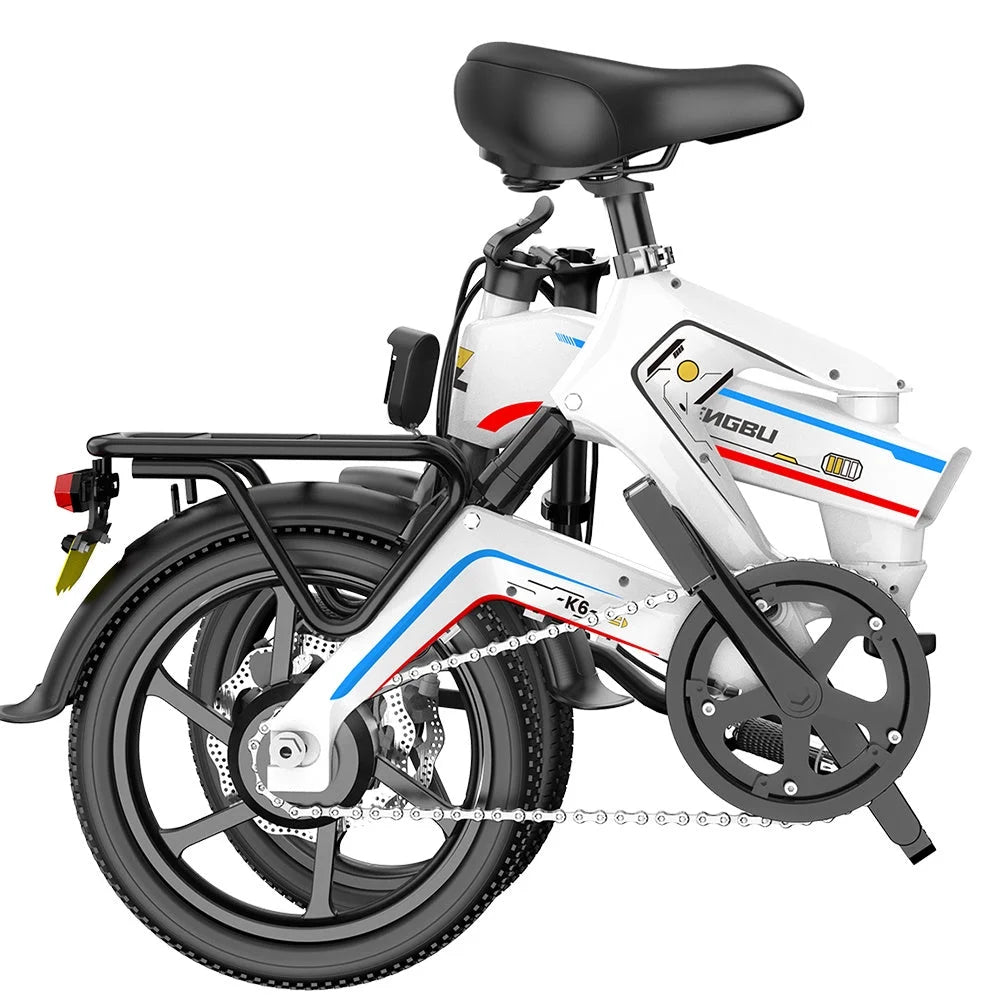 20'K6 Electric Bike for Adults,Ebike with 500W Motor 48V 10AH/12.8Ah Battery, E Bikes Shimano 7-Speed and Dual Shock Absorber Folding Electric Road Bicycle for Urban Commuting