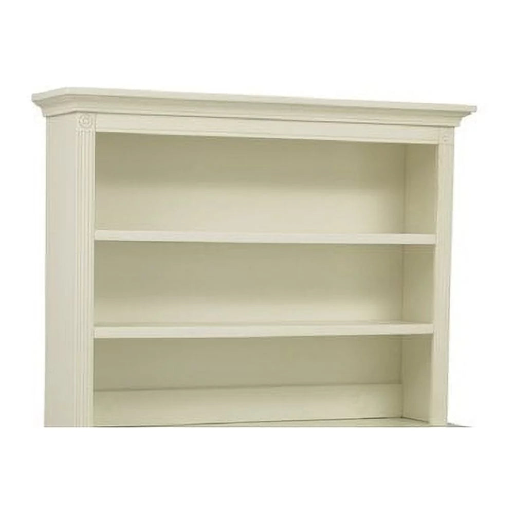 Baby Cache Montana Traditional Style Wood Hutch in White Finish