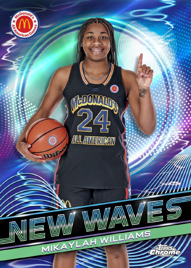 23 Topps Chrome Trading Cards McDonald's All American Blaster Box