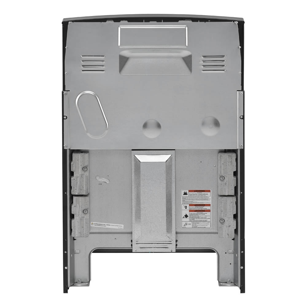 Amana® Brand New Model - AER6303MMS 30-inch Electric Range with 4.8 Cu ft oven. - assembled product Depth: 27.5” - assembled product height: 46.08” - assembled product Width: 30”