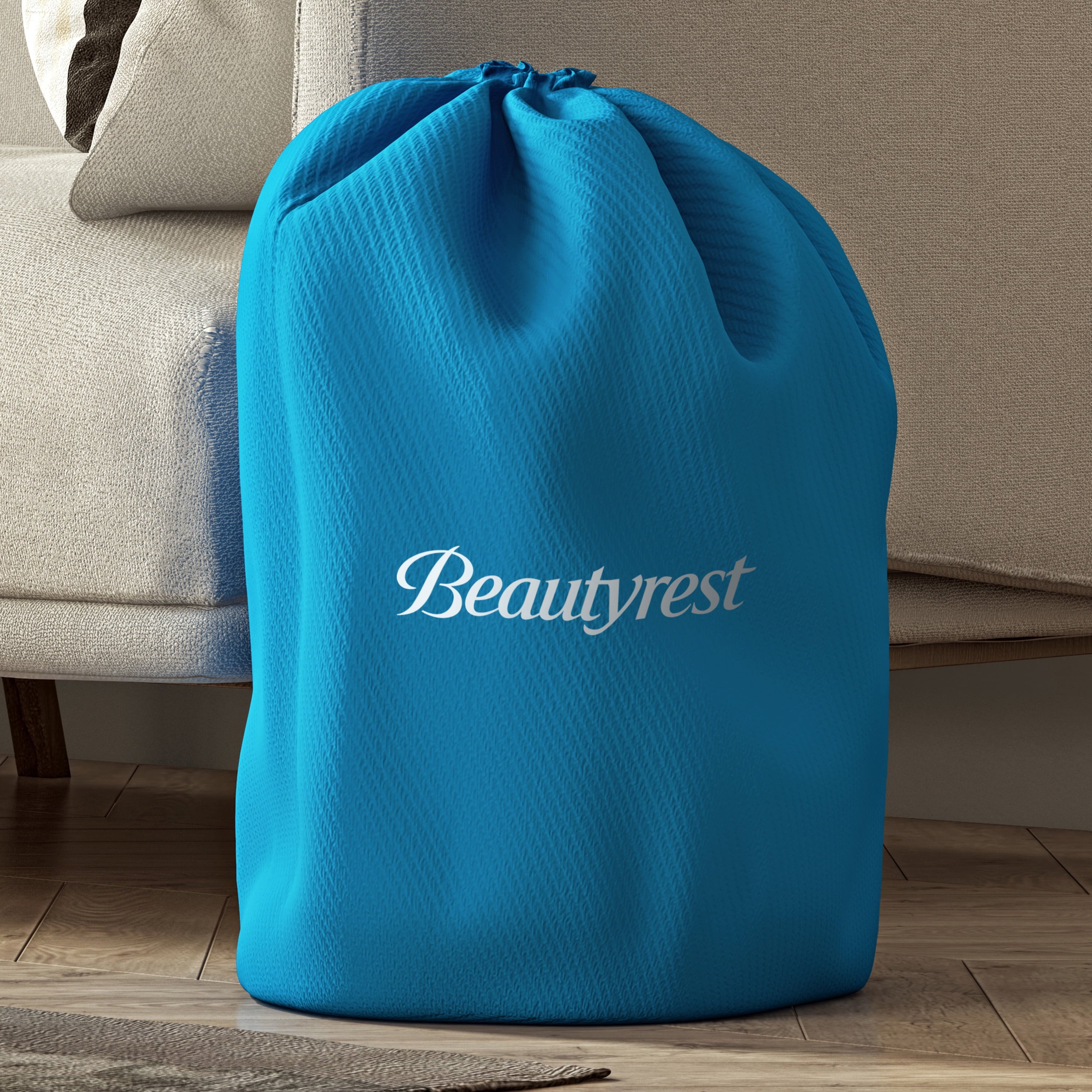 Beautyrest 20" Cushion Aire Quilted Pillow Top Air Bed Mattress with Built-in Pump Queen