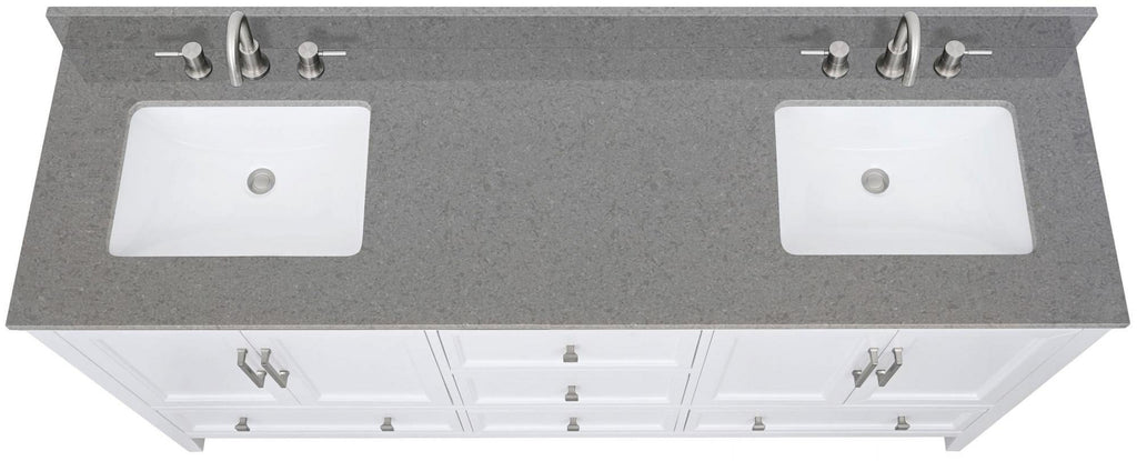 Avanity Qut73-Rs 73" Quartz Vanity Top - Copper