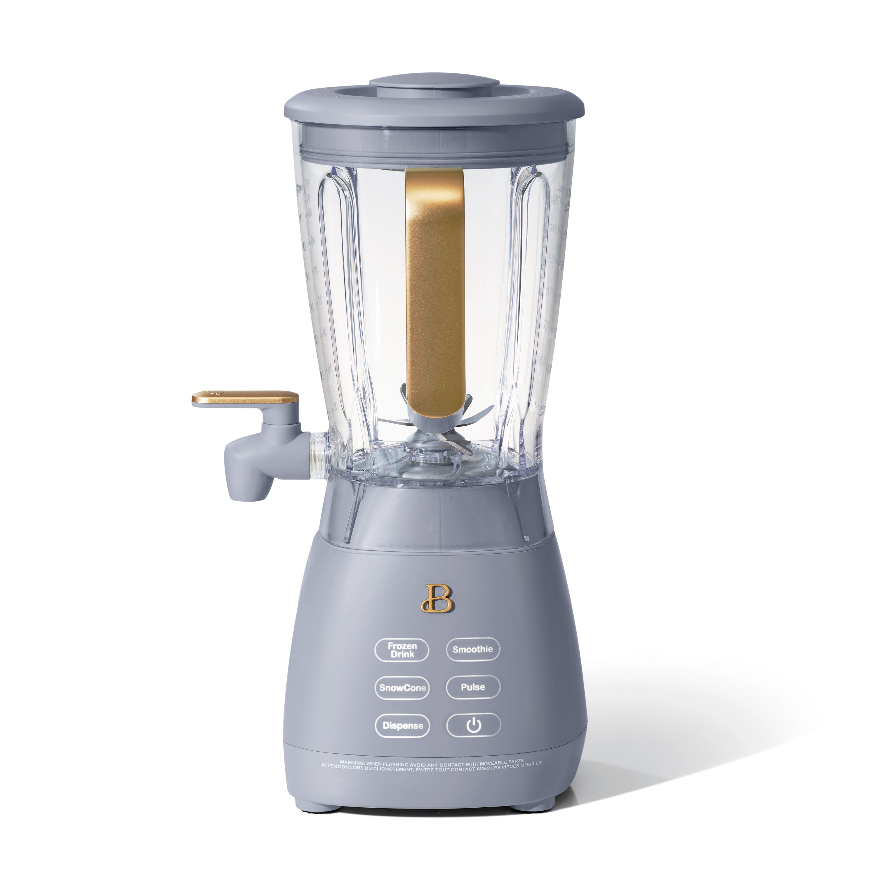 Beautiful Slush Crush 60 oz 4-Speed Frozen Drink Maker, White Icing by Drew Barrymore