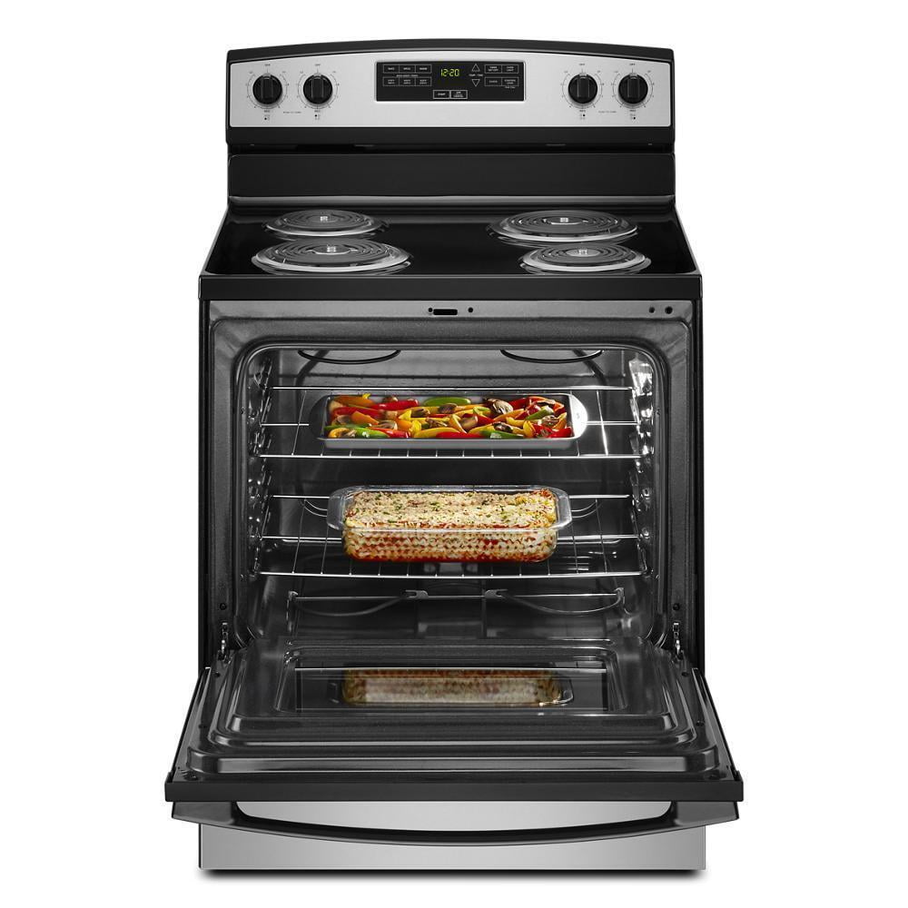Amana ACR4303MMS 4.8 Cu. Ft. Stainless Steel Freestanding Electric Range