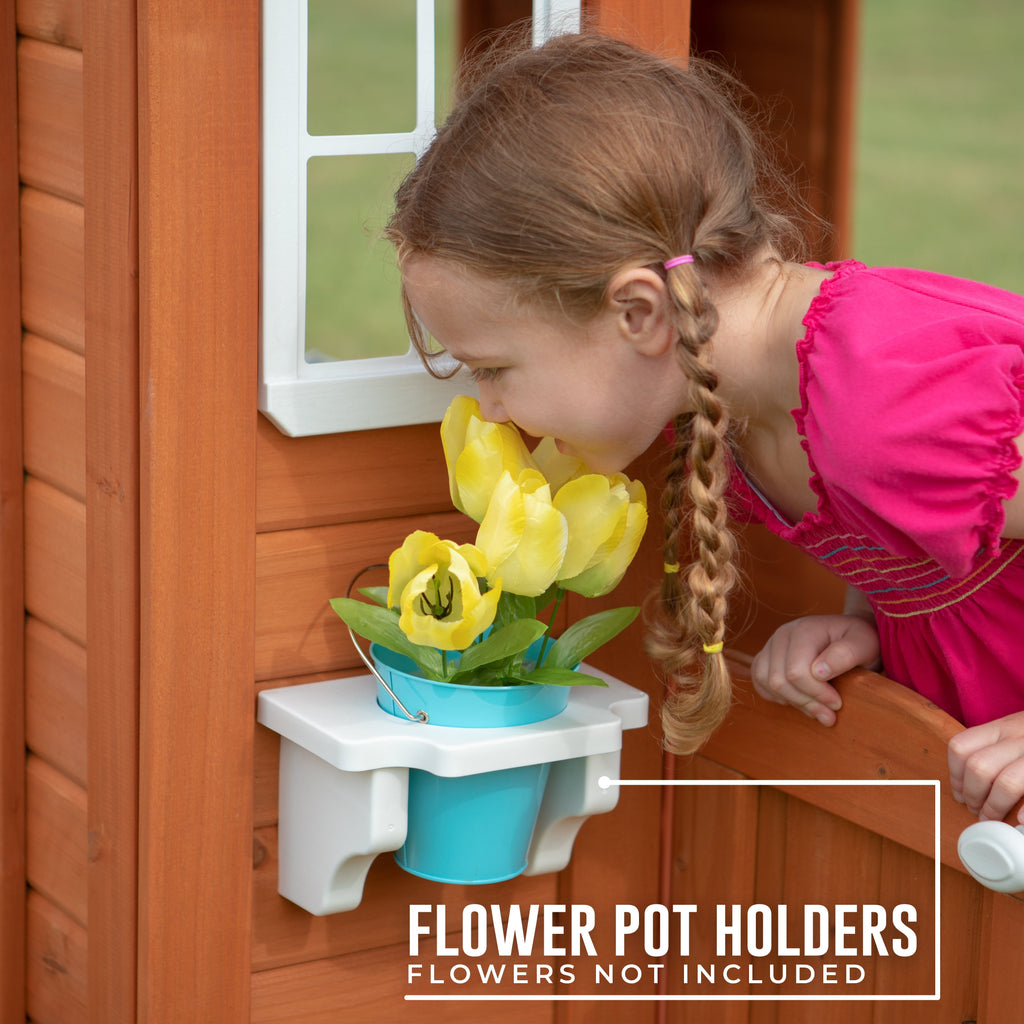 Backyard Discovery Timberlake Cedar Wooden Playhouse