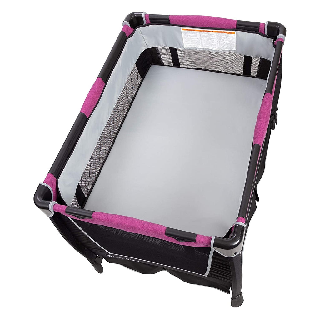 Baby Trend Simply Smart Nursery Center Playard with Bassinet and Travel Bag - Whisper Grey