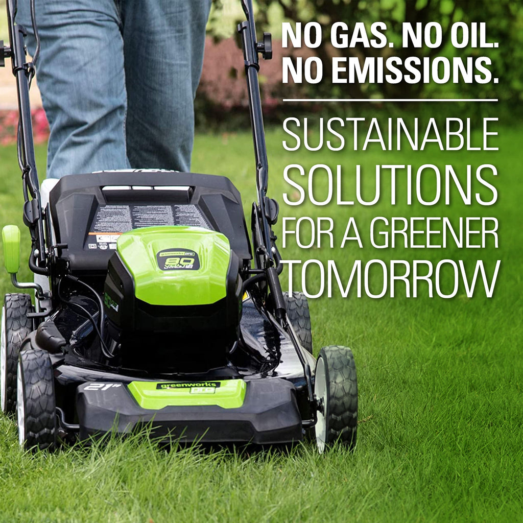 Greenworks 80V 21" Push Mower with 4Ah Battery & Charger 2501202VT