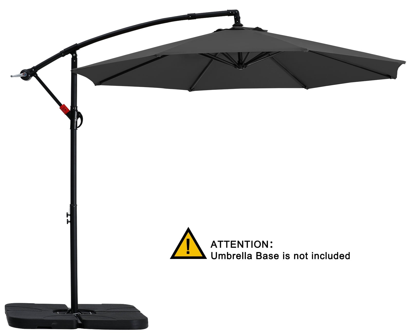 ABCCANOPY 10 FT Patio Umbrellas with Crank & Cross Base for Garden, Backyard, Pool and Beach, 12+ Colors(Turquoise)