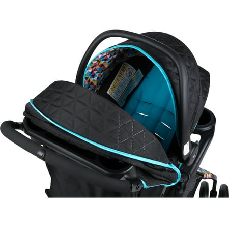 Babideal Bloom Travel System Stroller and Infant Car Seat, Pixelray