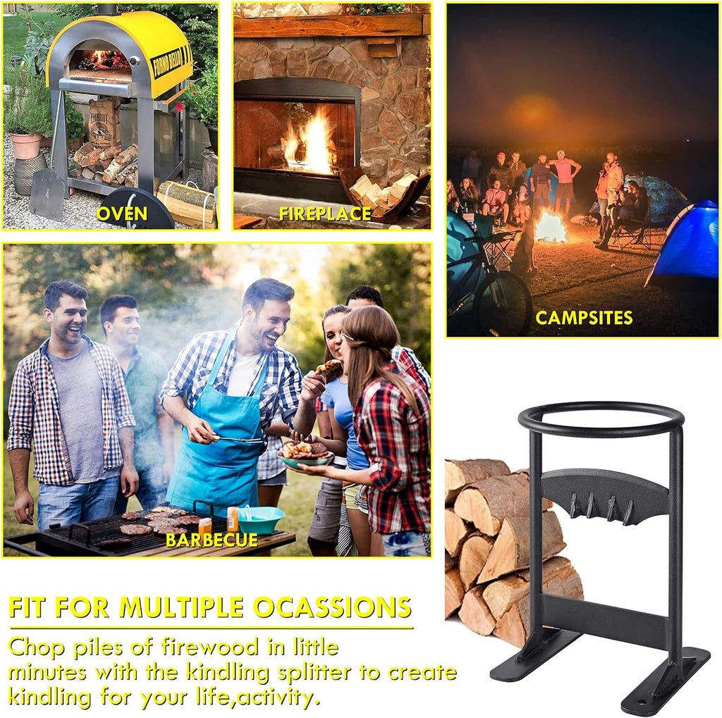 Aursear Firewood Splitter, Wood Splitter Wedge Manual Log Splitter, Kindling Cracker Splitter