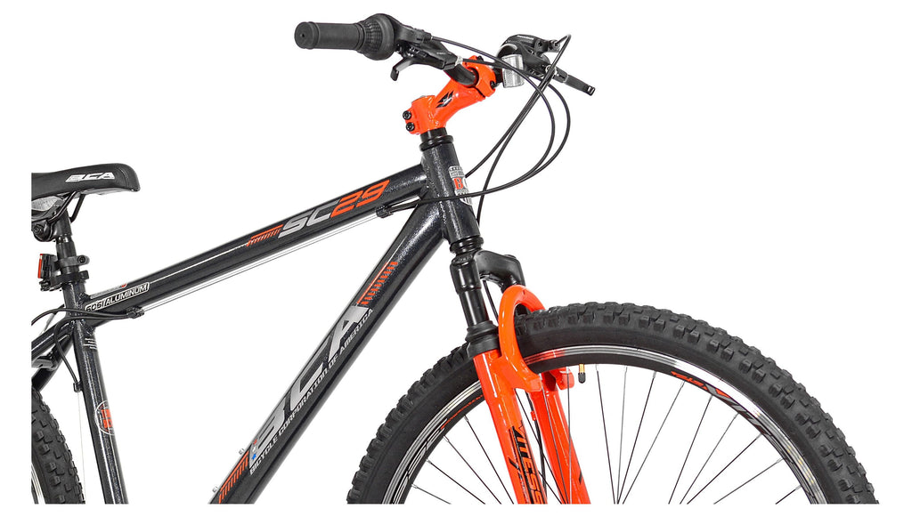 BCA 29" SC29 Adult Mountain Bike, Gray/Orange