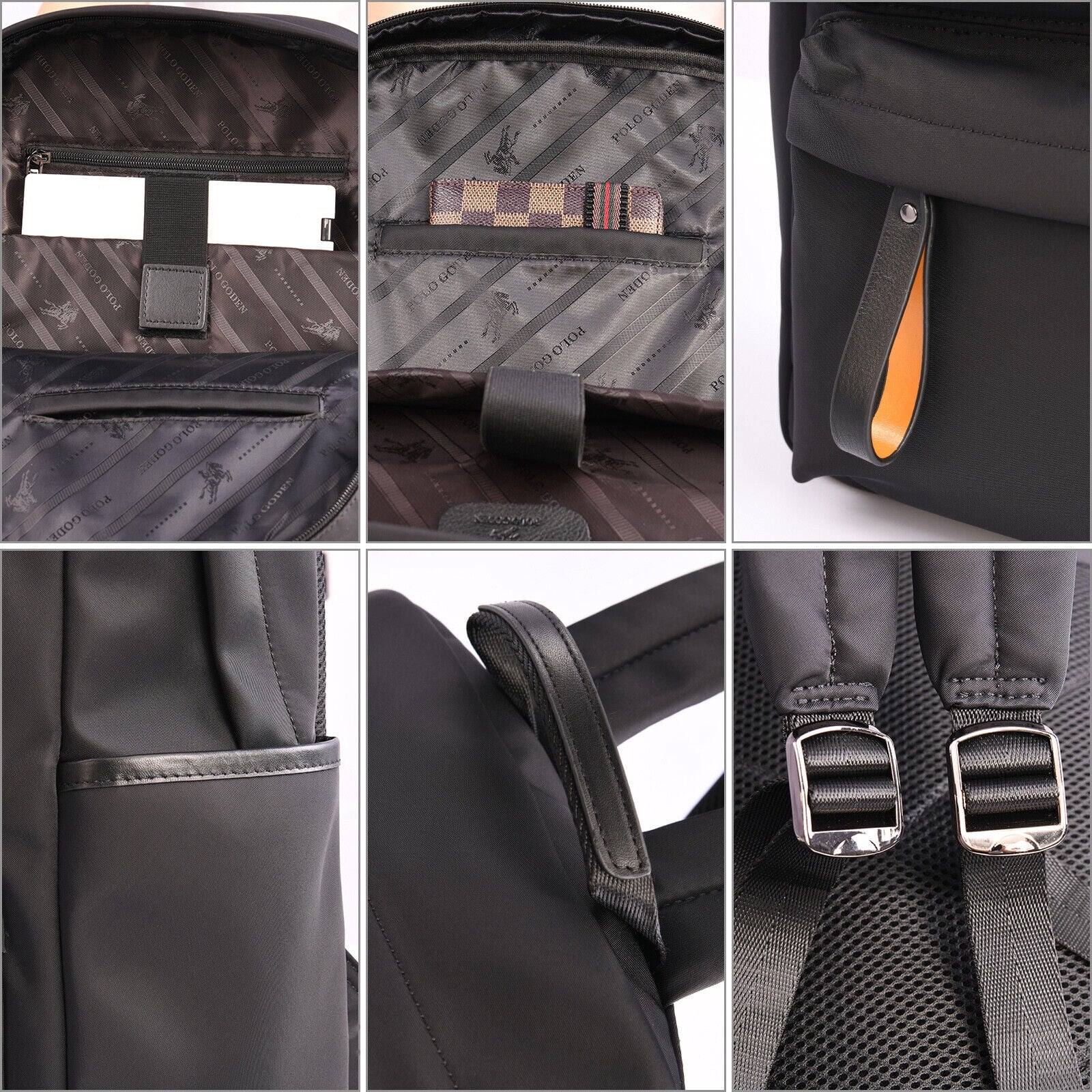 Aokur Unisex Expandable Travel Backpack, 17.3" Laptop Backpack with USB Charger Port, 50L Hiking Backpack with Shoes Compartment, Dry Wet Pocket, TSA Friendly Flight Approved Daypack Black