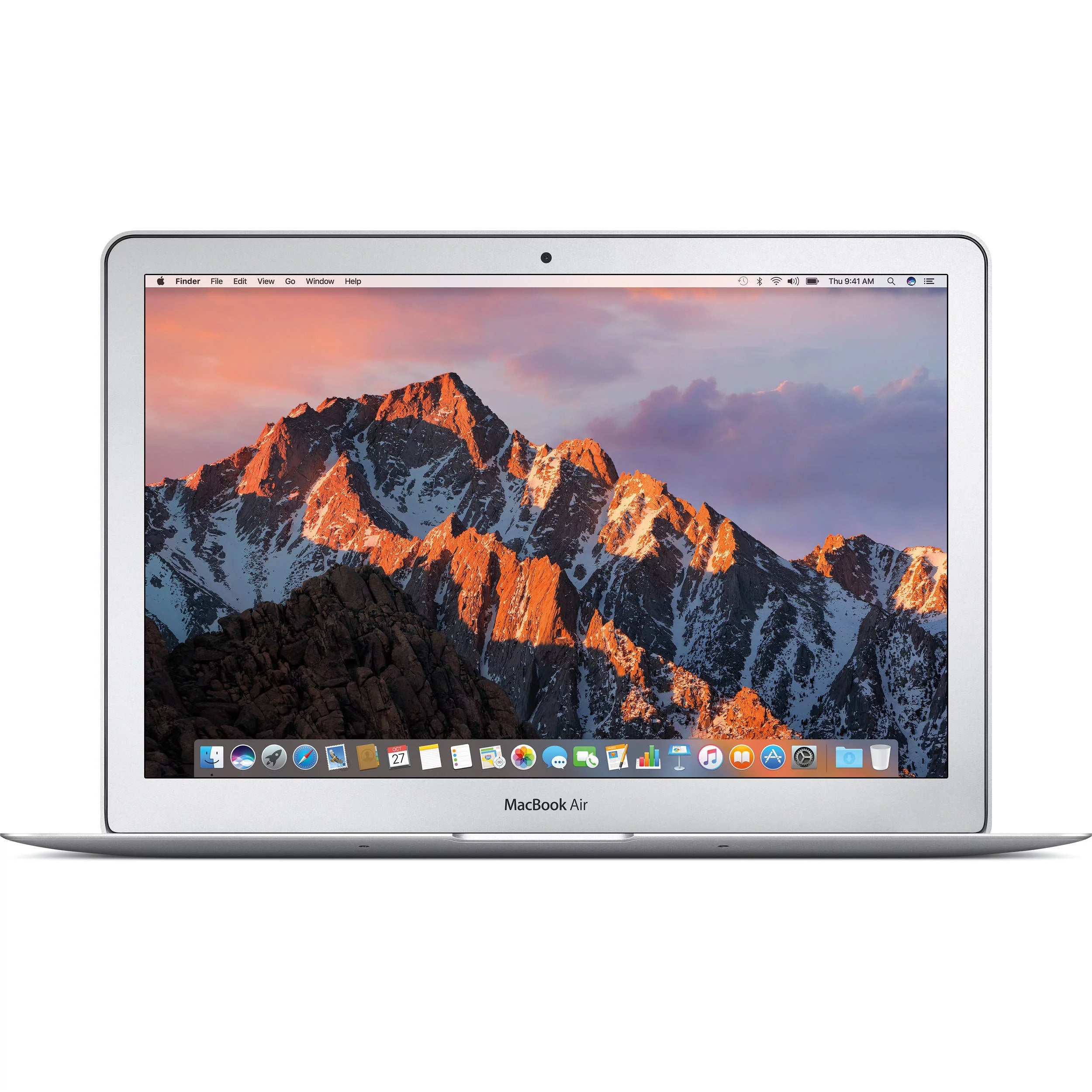 Apple MacBook Air 13 Inch 128GB (2017, Silver) (MQD32LLA) with Case + Warranty (New-Open Box)