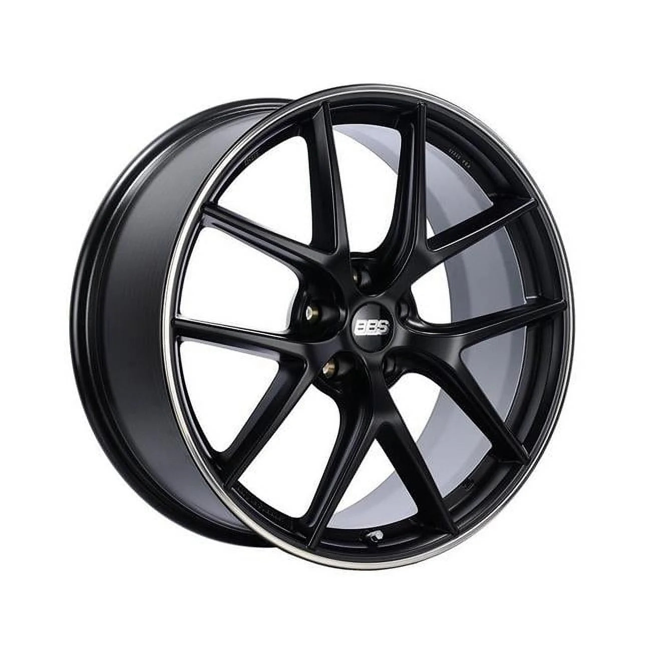 BBS  82 mm PFS-Clip CI-R 19 x 9 in. 5 x 120 ET44 Satin Black Rim Protector Wheel