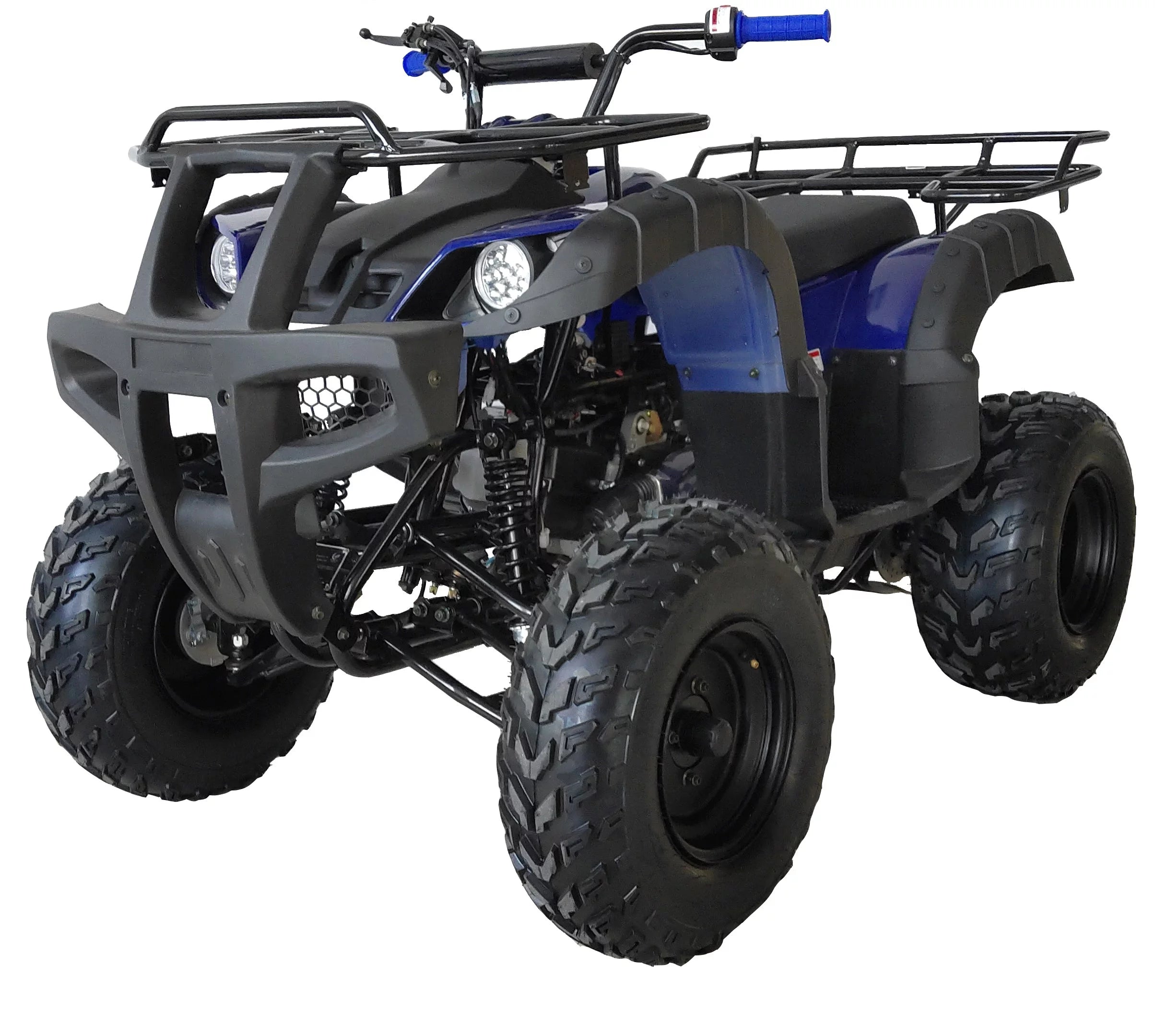 200 ATV Utility Quad Big Youth ATV Full Size ATV Automatic-Blue