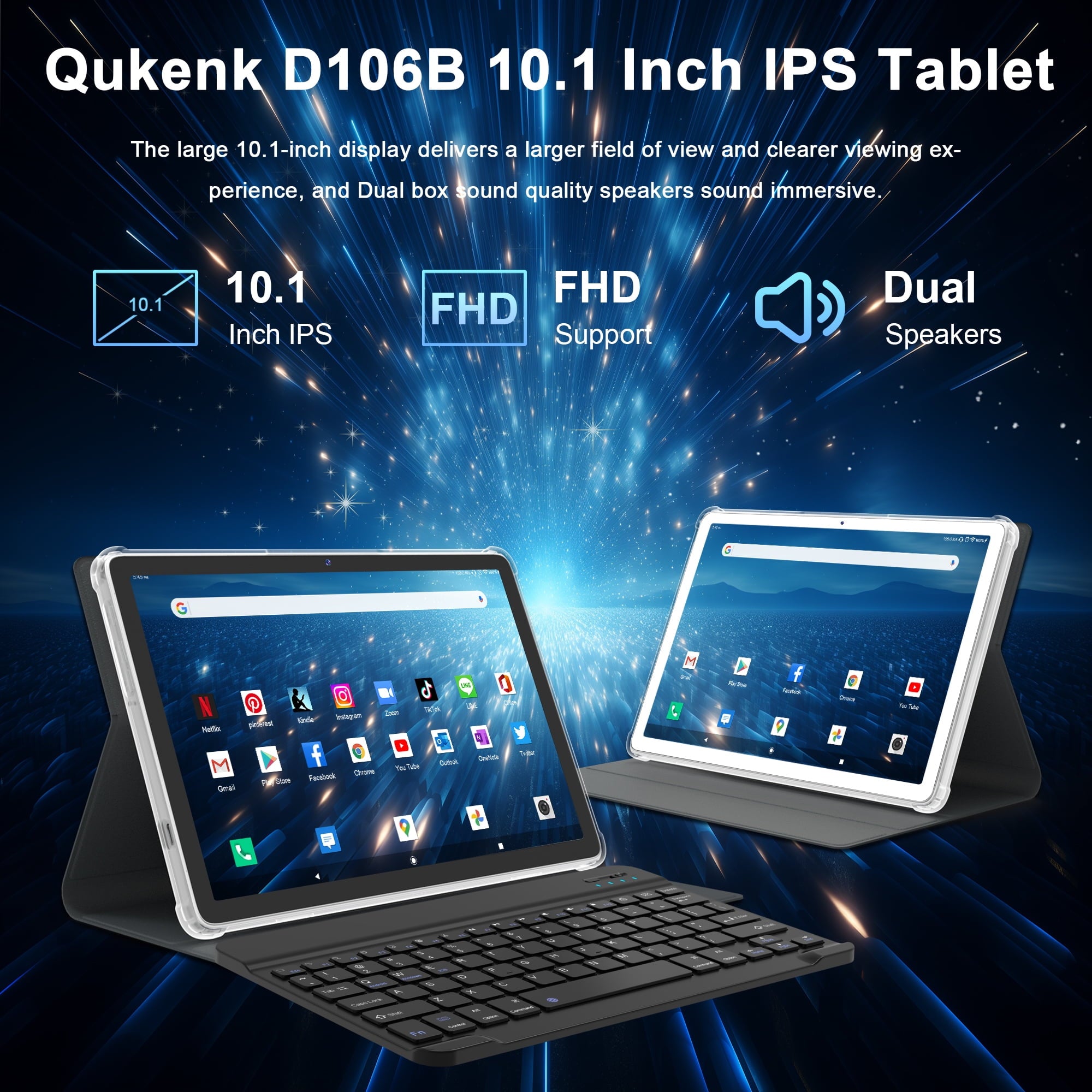 Android 14 Tablet,128GB ROM 1TB Expand,HD IPS Touchscreen, 5G/2.4G WiFi, Bluetooth 5.0, GPS, 4G Phone Tablet,2024 Newest