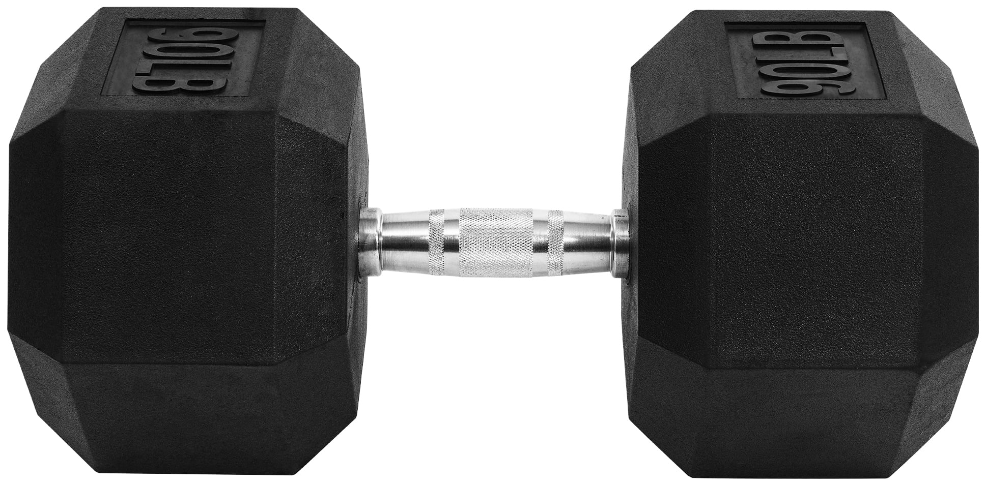 BalanceFrom Rubber Encased Hex Dumbbells, 20 Lbs. Pair