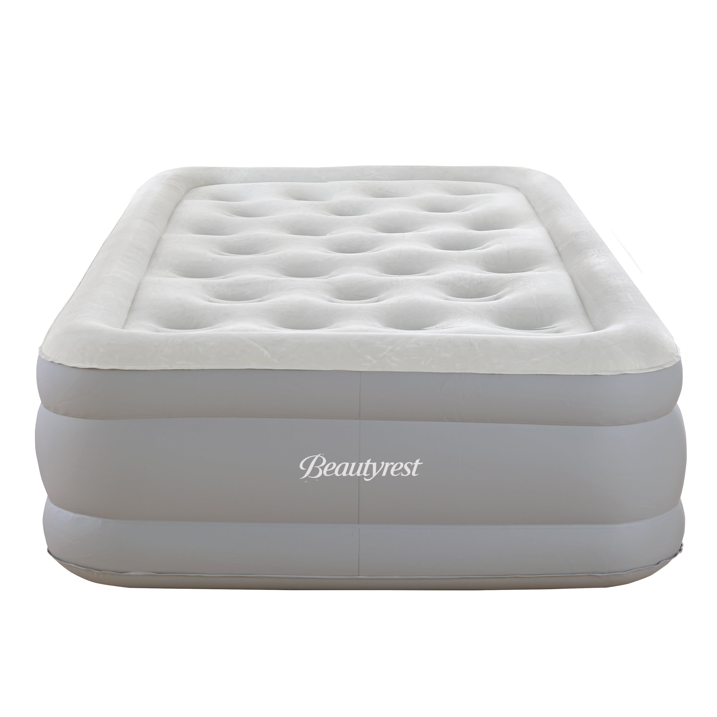 Beautyrest Sky Rise 18" Queen Air Bed Mattress, Raised Inflatable Blow-up Bed, Powerful Pump, Adjustable Firmness