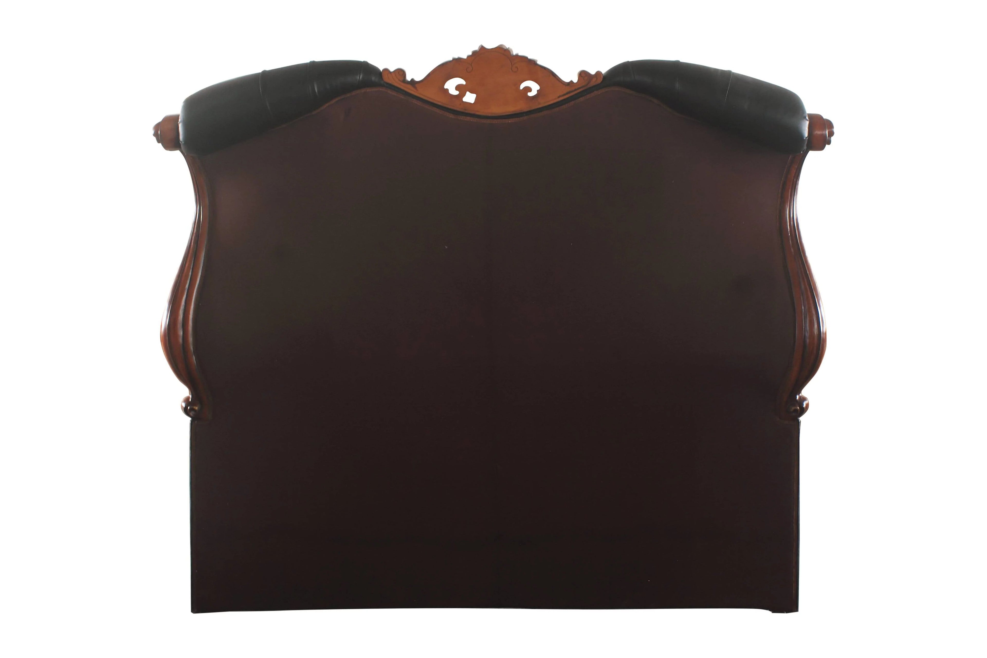 ACME Dresden Queen Bed in PU and Cherry Oak