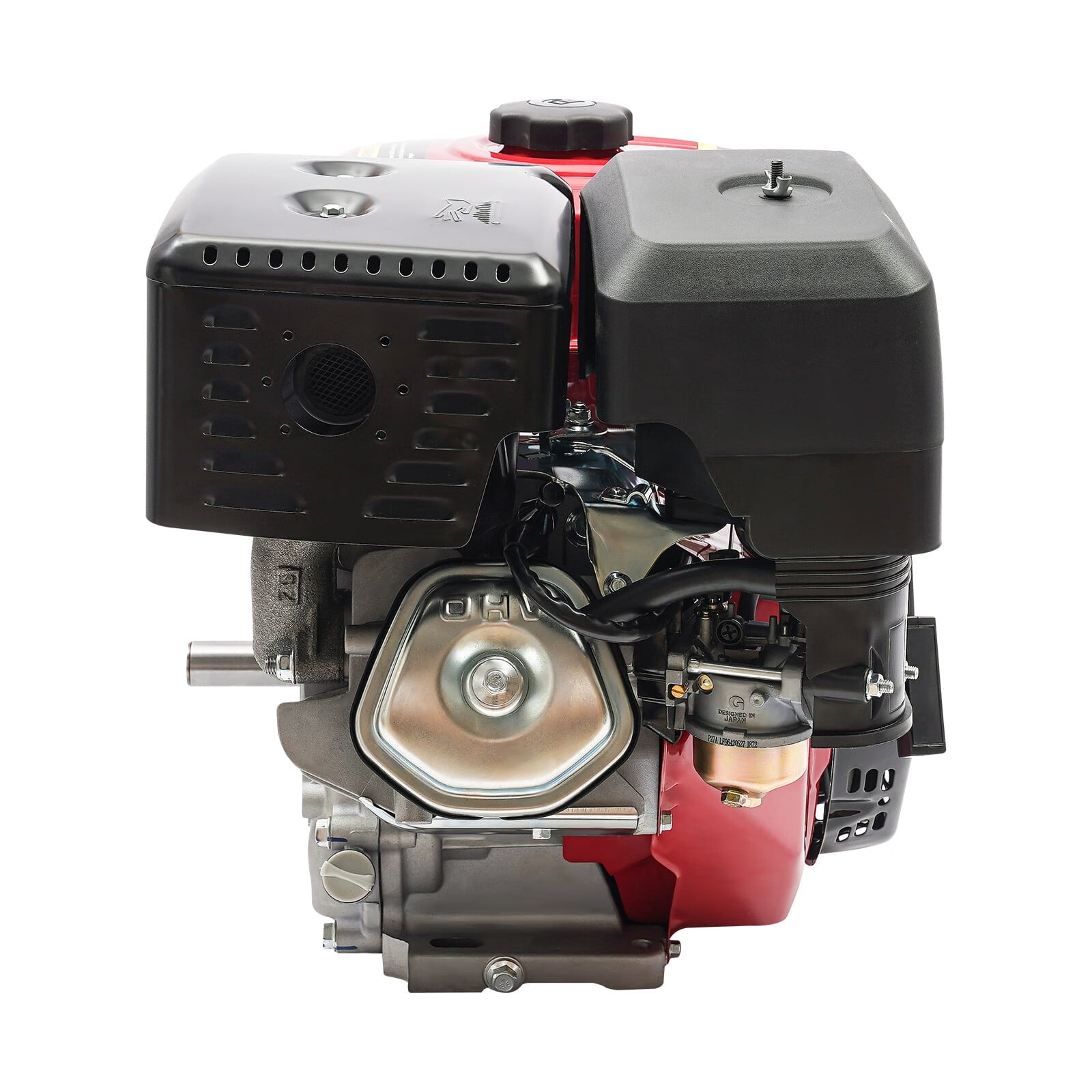 Aiqidi 15HP 4 Stroke Outboard Motor, 420CC GB420 Single Cylinder General Gasoline Fishing Boat Engine+Bracket