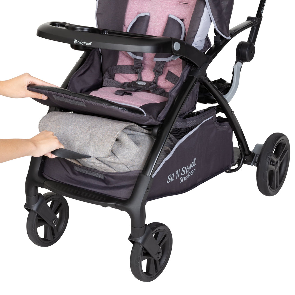 Baby Trend Sit N Stand® 5-in-1 - Shopper Stroller - Cassis - Pink