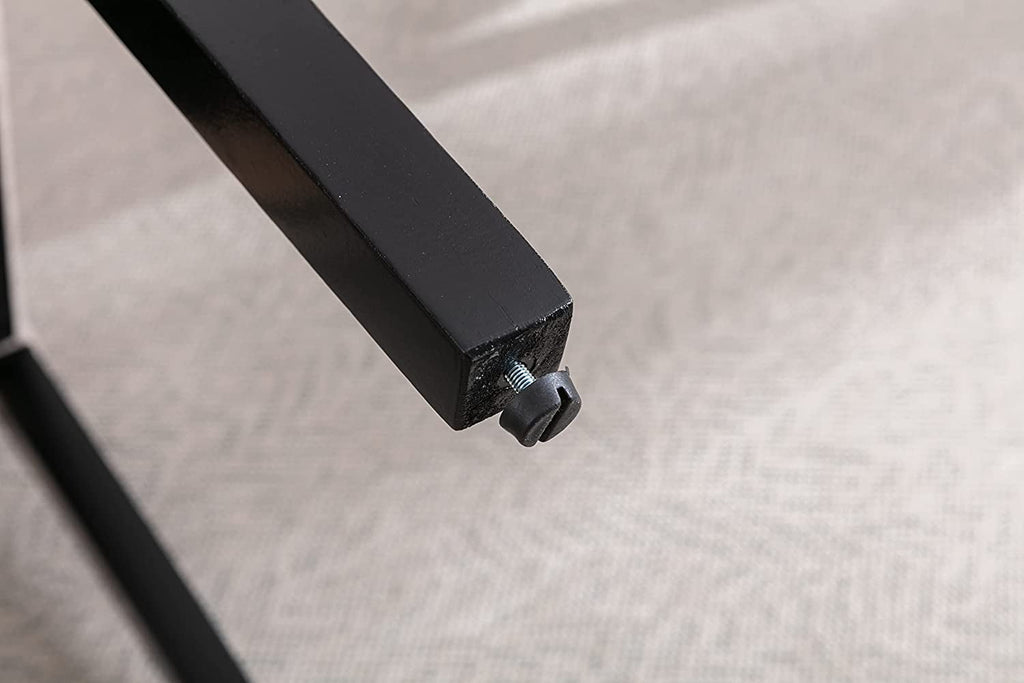 AOKHNBF Dining Chairs Upholstered Living Room Chairs Fabric Padded Parson Chair Kitchen Living Room Armless Side Chair with Silver Nails and Solid Wood Legs (Beige)