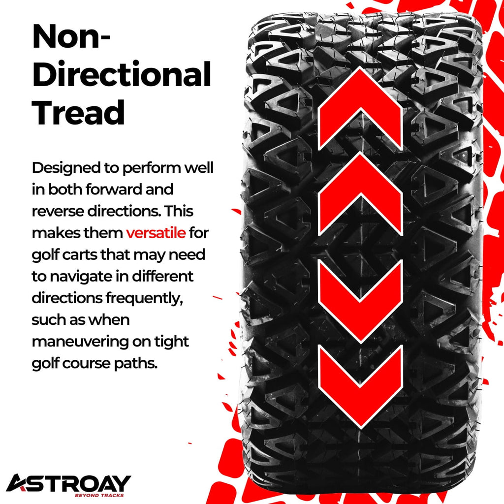 22 x 11 - 10 Astroay GF03 Golf Cart Tire
