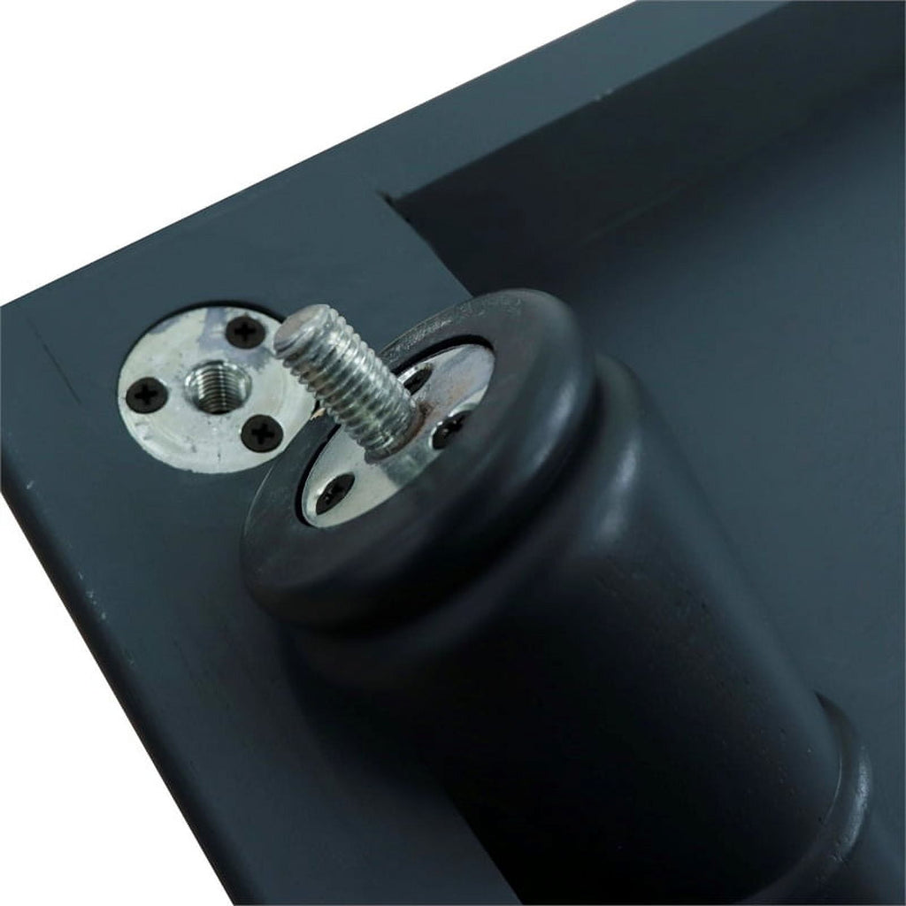 49 in. Single Wooden Vanity  Dark Gray with White Quartz Oval Sink