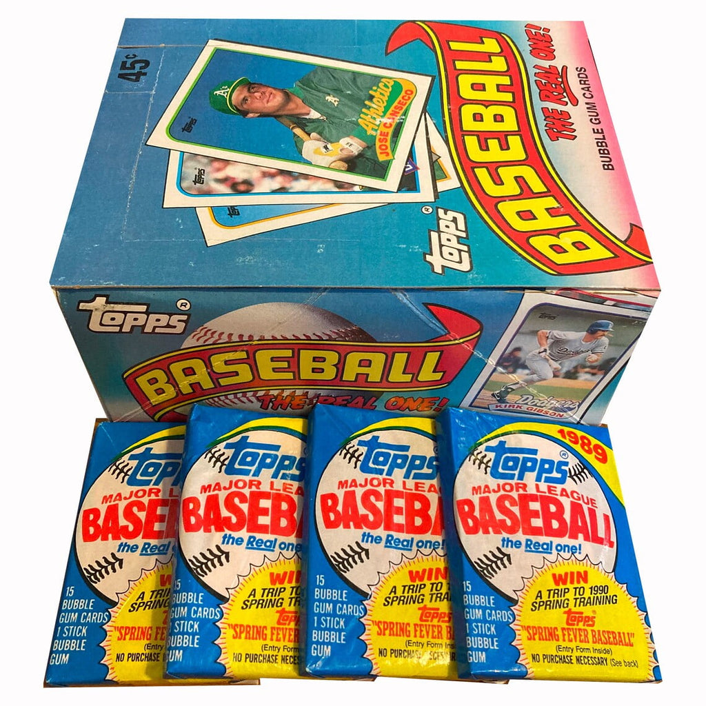 1989 Topps Baseball Trading Card Box (36 Packs)