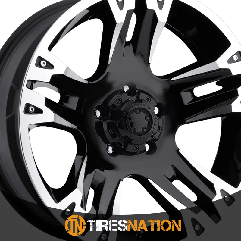 18" Black With Diamond Cut Accents Maverick 234/235 Wheel by Ultra Wheel 235-8963B Fits 2018 Ford F-150