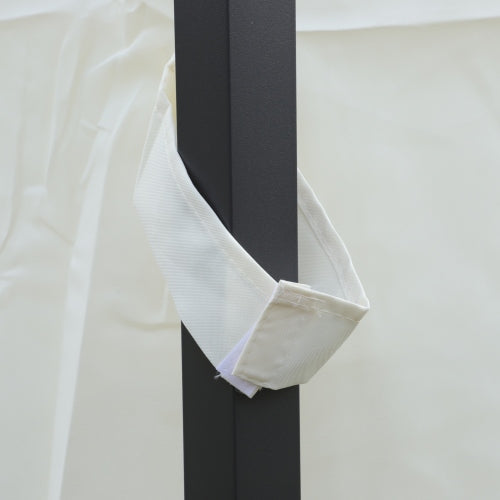 13x10 Outdoor Patio Gazebo Canopy Tent With Ventilated Double Roof And Mosquito net(Detachable Mesh Screen On All Sides),Suitable for Lawn, Garden, Backyard and Deck,Coffee Top