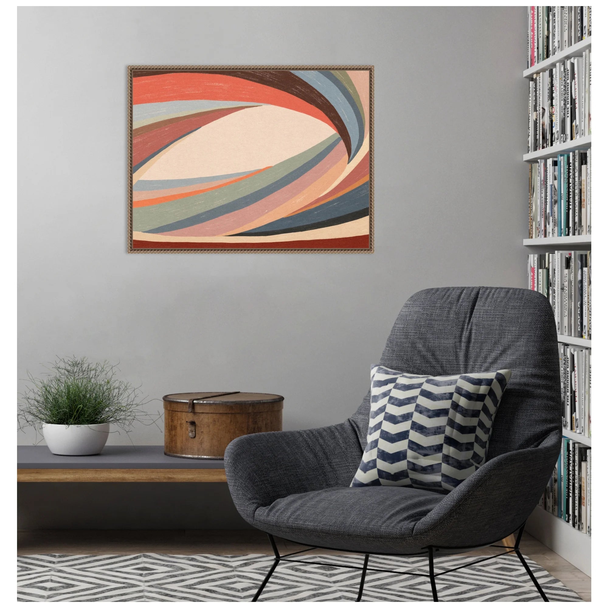 Amanti Art Tunnel Vision Framed Canvas Wall Art Print