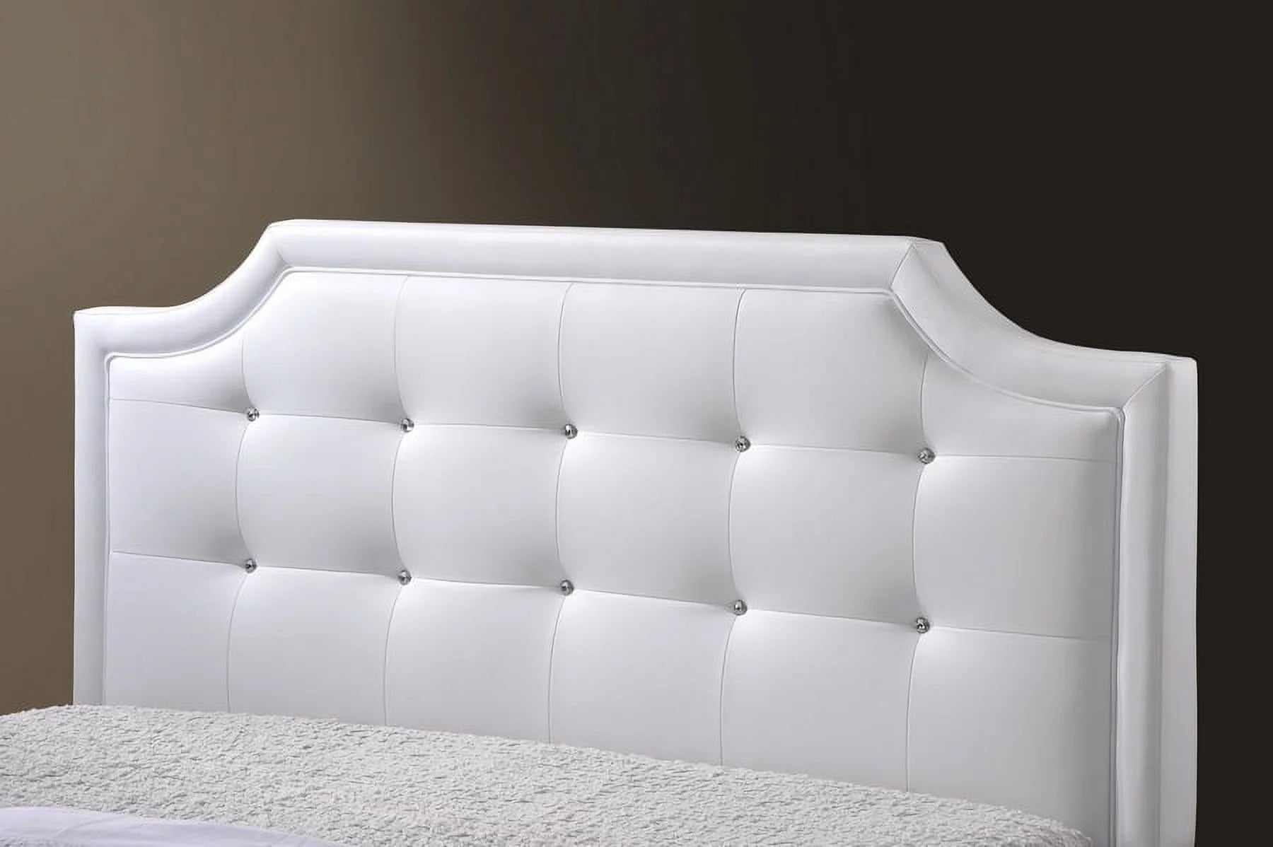 Baxton Studio Carlotta Modern Bed with Upholstered Headboard , Multiple Sizes, Multiple Colors