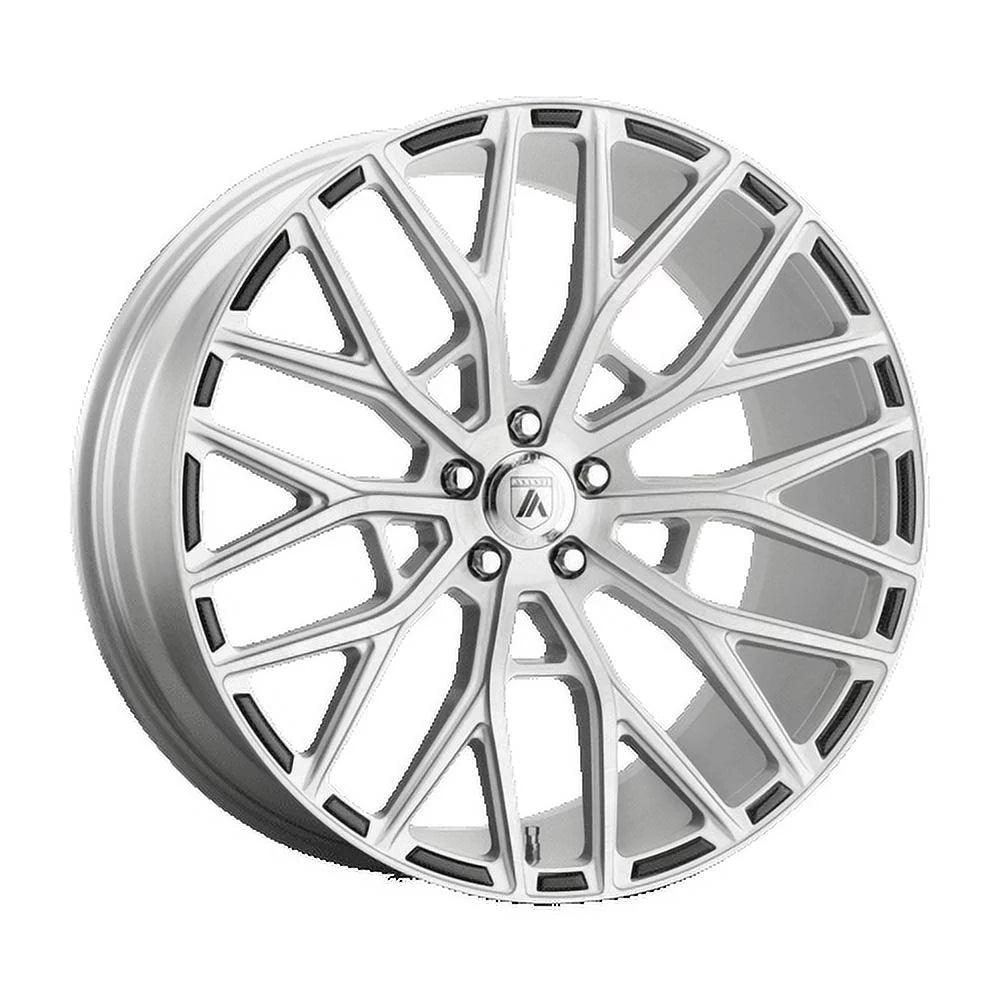Asanti Black leo 22x10.5 5x115 25et 72.60mm brushed silver wheel
