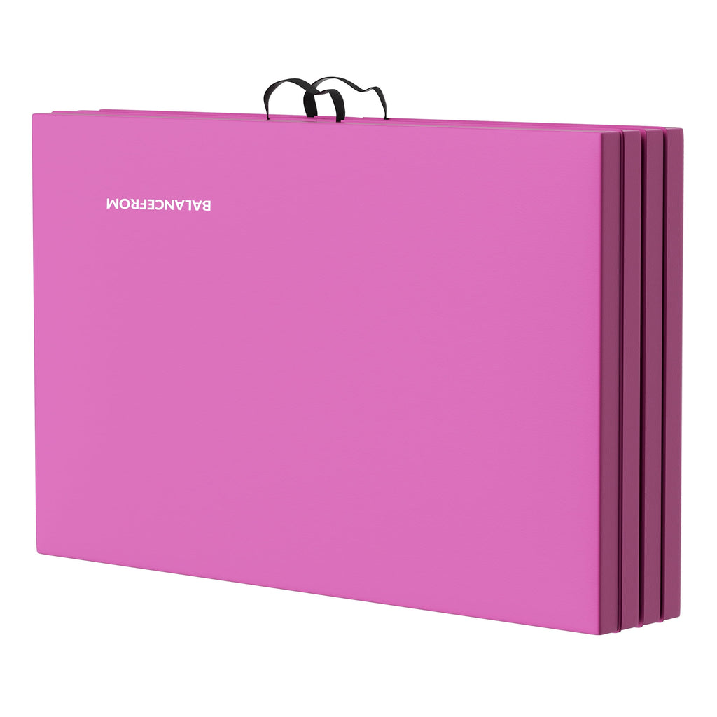 BalanceFrom Fitness 4' x 10' x 2" All Purpose Gymnastic Folding Gym Exercise Aerobics Mat