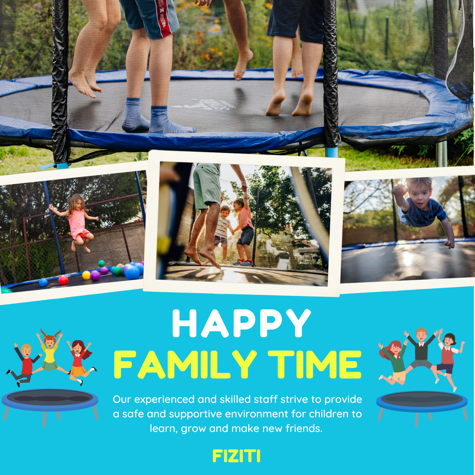 16FT Trampoline for 8-9 Kids Adults with Basketball Hoop, Ladder, Light, Sprinkler, Socks, Outdoor Heavy Duty Recreational Trampoline