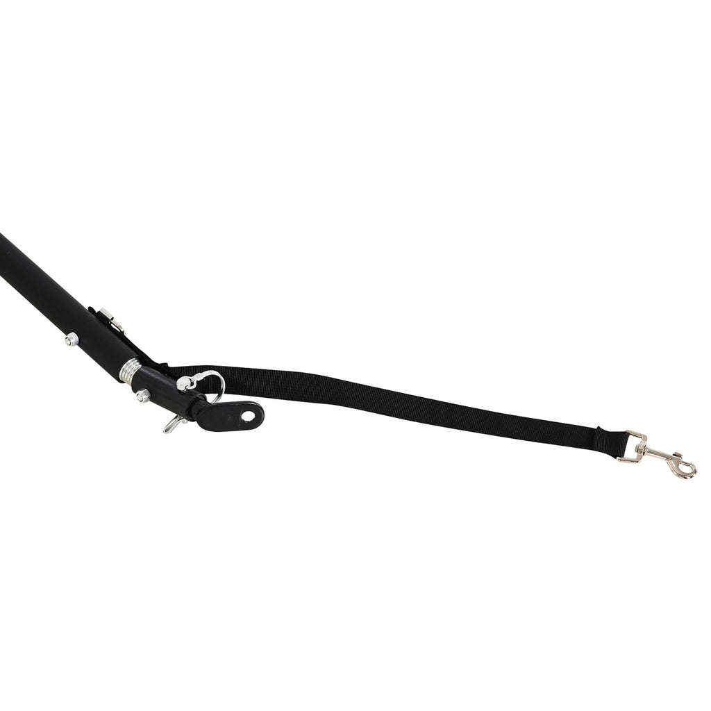 Aosom Foldable Bike Cargo Trailer Bicycle Cart Wagon Trailer with Hitch, Black