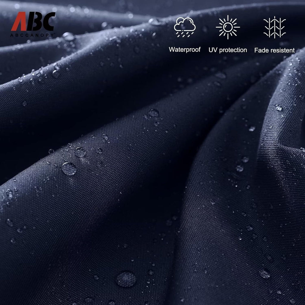 ABCCANOPY 10 FT Patio Umbrellas with Crank & Cross Base for Garden, Backyard, Pool and Beach, 12+ Colors(Turquoise)