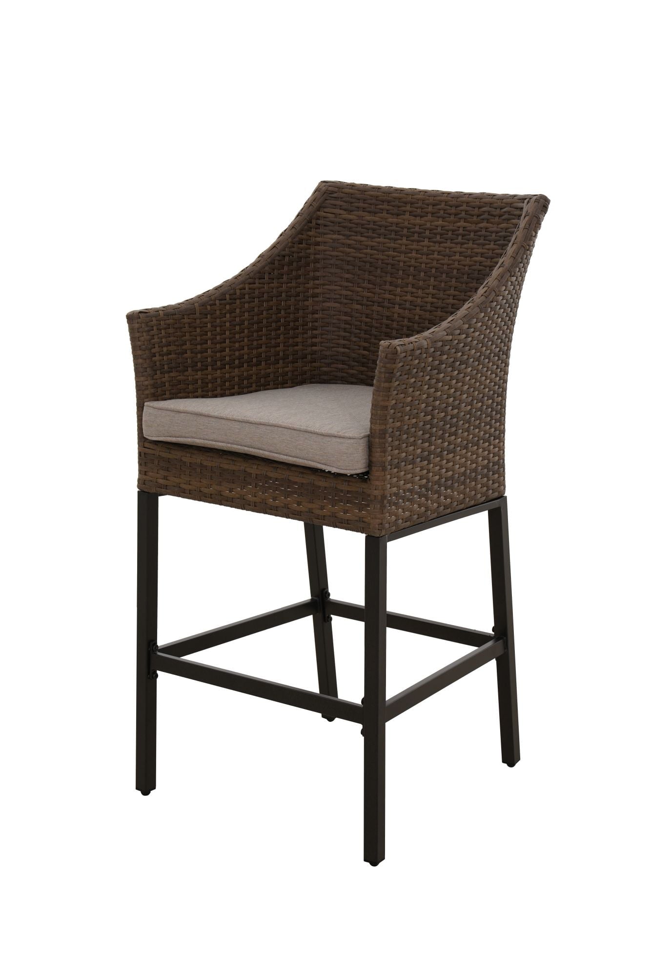 3 Piece Outdoor Wicker Bar Stool