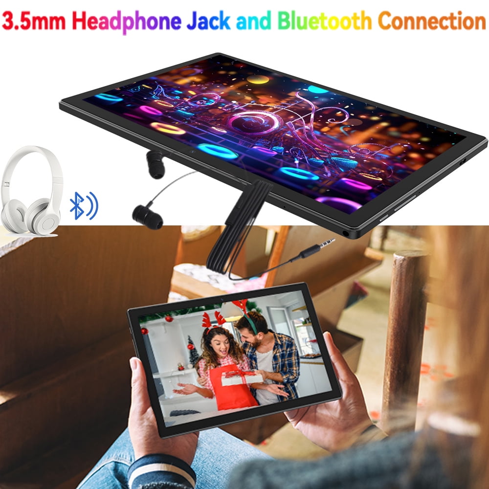 Android 14 Tablet,128GB ROM 1TB Expand,HD IPS Touchscreen, 5G/2.4G WiFi, Bluetooth 5.0, GPS, 4G Phone Tablet,2024 Newest